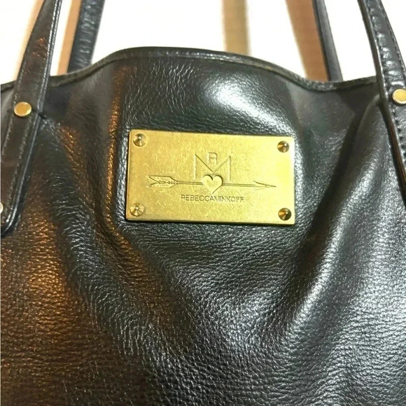 Rebecca Minkoff black leather shoulder handbag - Picture 3 of 10